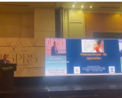 Dr Ricardo Cavalcanti speaking at an event in Egypt.