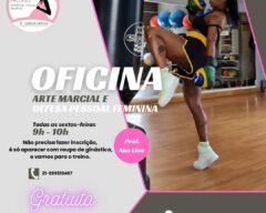 PMMM: Oficina de arte marcial e defesa pessoal feminina