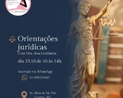 PMMM: Orientações Jurídicas com Dra. Ana Goldstein