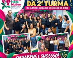(Português do Brasil) Formatura da 2ª turma do Curso de Cuidador domiciliar de idoso